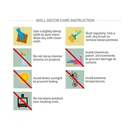 VAS collection home Grey Floral Patterned Wooden Wall Mirror image 3