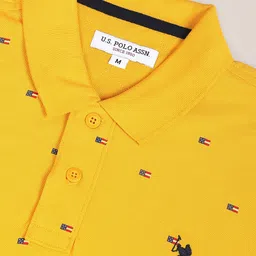 U.S. Polo Assn. Men Print Polo Collar Cotton T-Shirt image 2