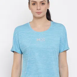 MKH Women Sea Green Dri-FIT Crop Sports T-shirt-picture-24