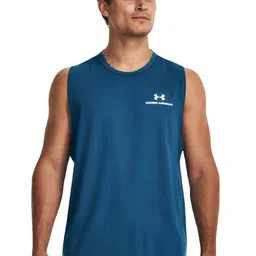 UNDER ARMOUR UA Rush Energy Sleeveless Relaxed-Fit T-Shirt image 1