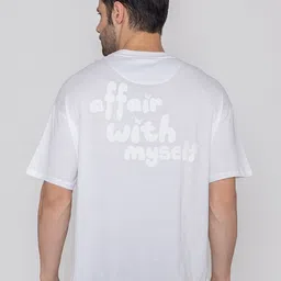 TITTLI Typography Printed Drop-Shoulder Sleeves Pure Cotton Oversized T-shirt-picture-15