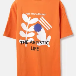 United Colors of Benetton Girls Typography Printed Round Neck Cotton Relaxed Fit T-shirt-picture-37