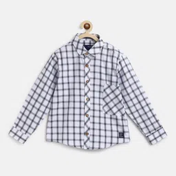 TALES & STORIES Boys Checked Pure Cotton Casual Shirt-picture-25
