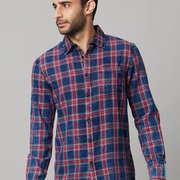 Celio Classic Tartan Checks Checked Cotton Casual Shirt-picture-19