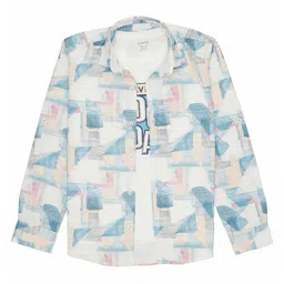 CAVIO Boys Comfort Fit Floral Printed Pure Cotton Casual Shirt-picture-47