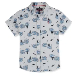 Gini and Jony Boys Conversational Printed Opaque Cotton Casual Shirt-image-68