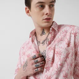 VASTRADO Men Classic Floral Opaque Printed Casual Shirt-picture-27