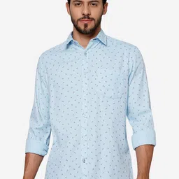 Greenfibre Floral Printed Spread Collar Pure Cotton Casual Shirt-picture-20