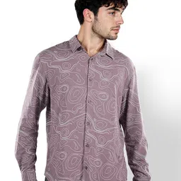 Celio Men Classic Opaque Printed Casual Shirt-picture-26