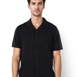 Celio Men Classic Opaque Striped Casual Shirt-image-50