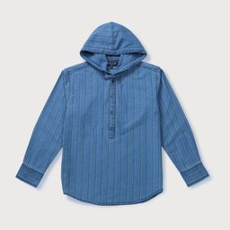 Gini and Jony Boys Striped Hooded Casual Shirt-picture-27
