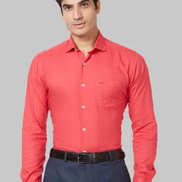 Park Avenue Slim Fit Opaque Cotton Formal Shirt-picture-40