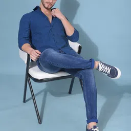 Crimsoune Club Classic Slim Fit Cotton Casual Shirt-picture-10