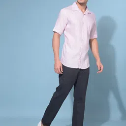 Crimsoune Club Resort Collar Slim Fit Cotton Casual Shirt-picture-28