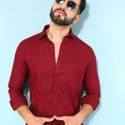 Crimsoune Club Men Classic Slim Fit Casual Shirt-picture-15