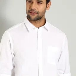 Indian Terrain Men Classic Slim Fit Opaque Casual Shirt-picture-43