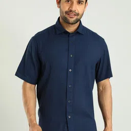 Indian Terrain Men Classic Slim Fit Opaque Casual Shirt-picture-42
