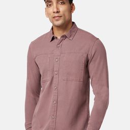 People Spread Collar Cotton Casual Shirt-picture-40