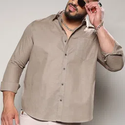 Instafab Plus Classic Long Sleeves Cotton Casual Shirt-picture-36