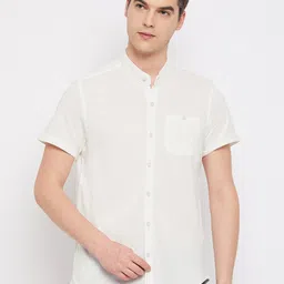 Club York Mandarin Collar Cotton Casual Shirt image 1
