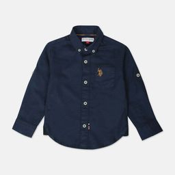 U.S. Polo Assn. Kids Boys Button Down Collar Pure Cotton Casual Shirt-picture-24
