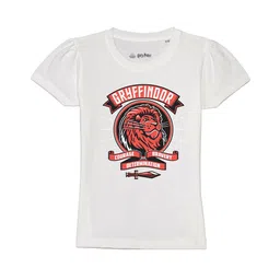 Harry Potter by Wear Your Mind Girls White T-shirt-image-64