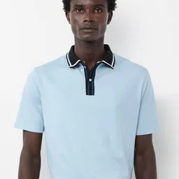 RARE RABBIT Polo Collar Short Sleeves Cotton T-shirt-picture-34