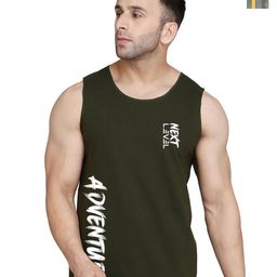 SLOWLORIS Pack Of 2 Typography Printed Sleeveless Round Neck Basic Vest-picture-32