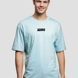 ADRO Men Printed Raw Edge T-shirt image 2
