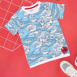 Pantaloons Junior Boys Conversational Printed Pure Cotton T-shirt-picture-23