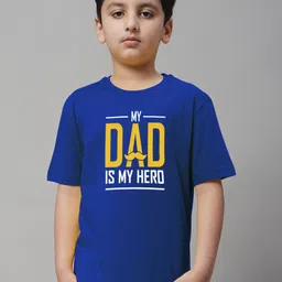 Friskers Boys Typography Printed Round Neck Cotton Regular T-shirt-image-90