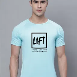 Friskers Typography Printed Bio Wash Sport T-shirt-image-75
