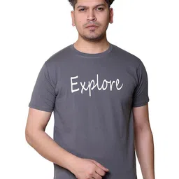 Gajraj Men Typography Printed Raw Edge T-shirt-picture-20