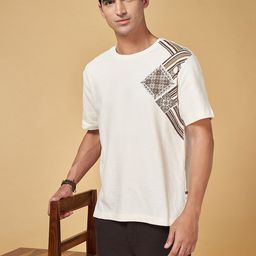 7 Alt by Pantaloons Men Printed Round Neck T-shirt-picture-41