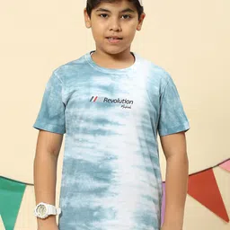 Monte Carlo Boys Tie & Dyed Casual Knitted Pure Cotton T-shirt-picture-51
