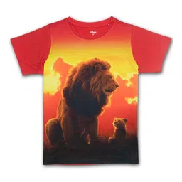 Disney by Wear Your Mind Boys Red & Orange Lion King Printed T-shirt-picture-18