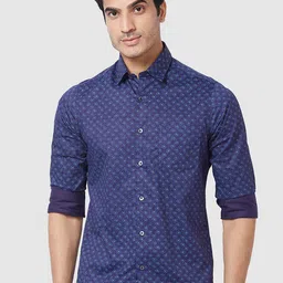 ColorPlus Floral Printed Casual Cotton Shirt-picture-31