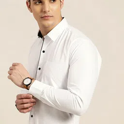Hancock Relaxed Spread Collar Cotton Formal Shirt-image-39