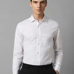 Louis Philippe Classic  Spread Collar Cotton Formal Shirt-picture-19