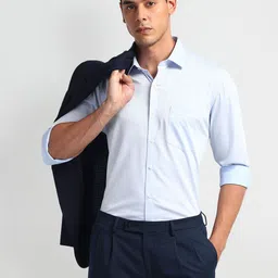 Arrow Men Slim Fit Opaque Formal Shirt-picture-26