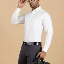 METAL Slim Fit Cotton Formal Shirt-picture-17