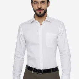 JADE BLUE Slim Fit Pure Cotton Formal Shirt-picture-37