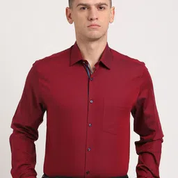 Turtle Classic Slim Fit Pure Cotton Formal Shirt-picture-19