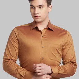 Raymond  Self Designed Pure Cotton Contemporary-Fit Formal Shirt-image-33