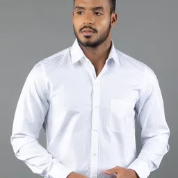LOUIS STITCH Comfort Pure Cotton Formal Shirt-image-96