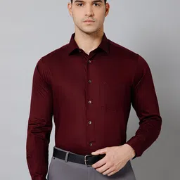 Cantabil Comfort Spread Collar Cotton Formal Shirt-picture-27