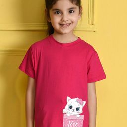 NUSYL Girls Round Neck Cotton T-shirt-picture-8