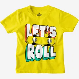 HARCONY Boys Typography Printed Round Neck Cotton T-shirt-picture-43