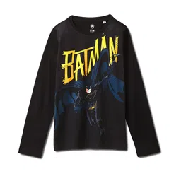 Wear Your Mind Boys Batman Printed Cotton T-shirt-image-67