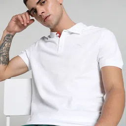 Puma Ottoman Collar Slim-Fit Cotton Polo T-Shirt-picture-48
